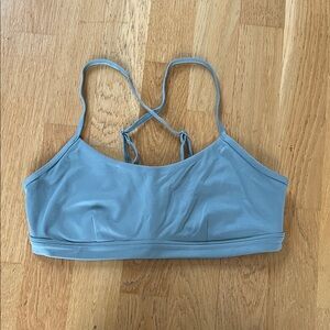 ALO Yoga Light Blue Sports Bra